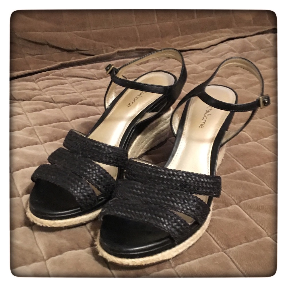 Wedged Strappy Sandals